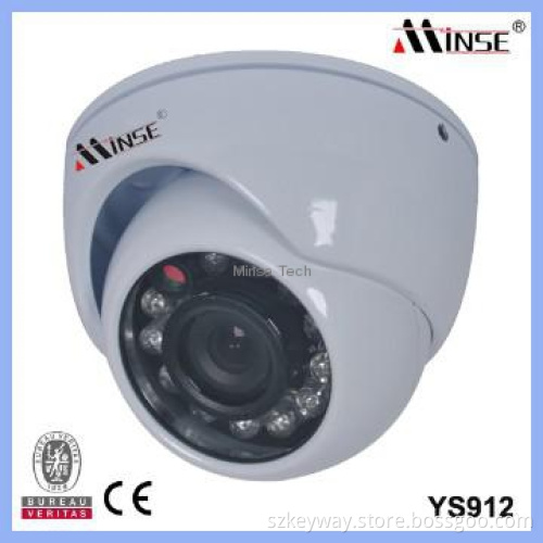 12 IR lens 10M distance of vandalproof dome mini surveillance camera